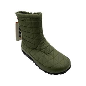 BOGS Women's Snowday II Mid Snow Ankle Boot Loden/Green - Medium